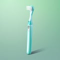 graphic colorful toothbrush. with Generative AI